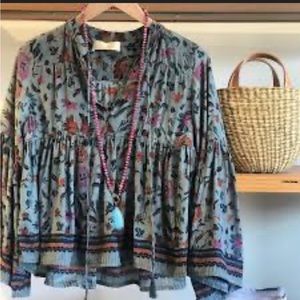 Natalie Martin Jerusha Top, 100% Silk, Size Large